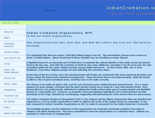 Tablet Screenshot of indiancremation.org